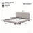 Solid Wood Legs Upholstered Bed Frame-1053605804-1053605800