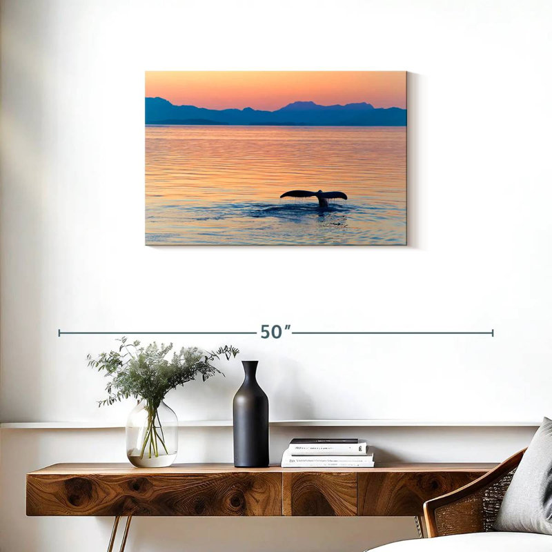 Brampt Whale Dive, 20" H x 30" W