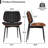 Stylish Faux Leather Dining Chairs: Elegant Side Chairs For Dining Rooms, Kitchens, And Living Spaces-109423021-109423025