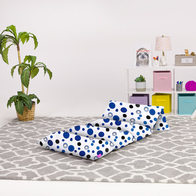 KIds Floor Pillow Cover Only, Nap Mat Kids Floor Pillow Cover to Add in Pillows - Premium Cushion and Lounger Covers for Pillows - Gifts for Kids, Tee