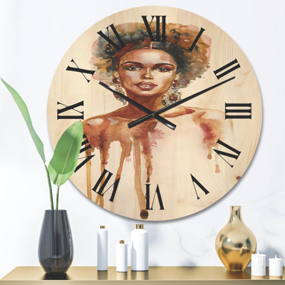 Solid Wood Wall Clock
