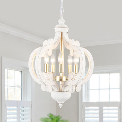 Luminaire suspendu géométrique 5 lumières Tinnin