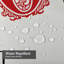 Rideau de douche imperméable à motif floral avec 12 crochets-187177288