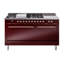 ILVE Nostalgie II 60 in Dual Fuel Range, 7 Burner, Griddle, Frenchtop-1511442276-1511442330