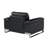 Black Chair in Genuine Leather-26164617