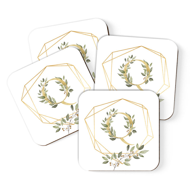 Sous-verres Café à monogramme, Q