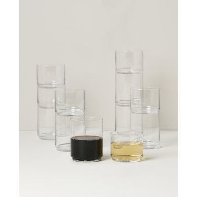 Tuscany Stackables Ribbed Drinking Glass