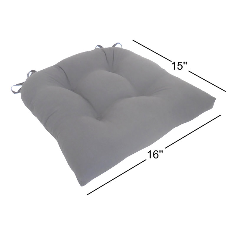 Coussin de chaise en microfibre, Rouge brique
