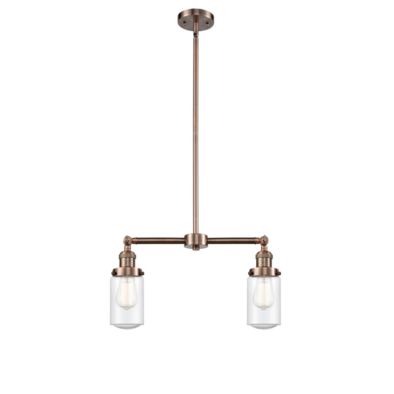 Saroyan 2 - Light Kitchen Island Pendant, Seedy, Antique Copper