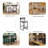 Set Of 2 Handwoven Bar Stools With Backrest, Counter Height, Durable Paper Rope Woven Dining Stool For Kitchen And Home, Bar Stool-618755238