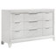Ensemble de chambre avec grand lit 4 pièces Maomina - blanc-118302885-167481507