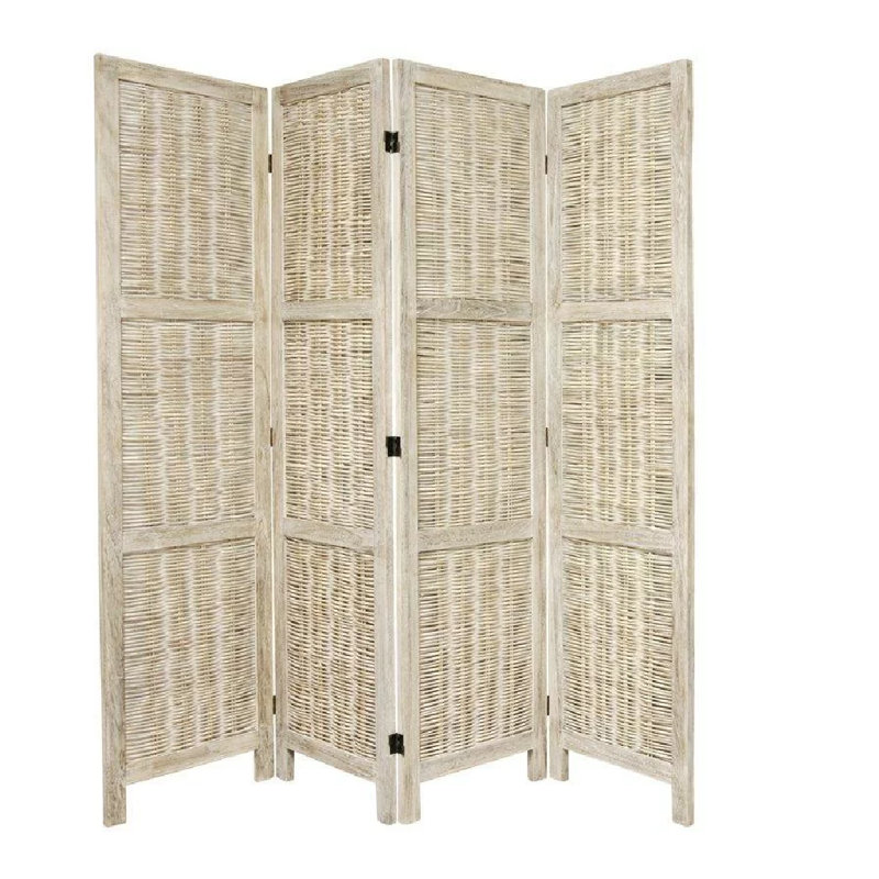 Cloison pliante Mabie, Blanc brûlé, 4