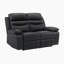 Kaniel 64" Modern & Contemporary Top Grain Leather Manual Double Reclining Loveseat with Plush Pillow Top Armrests-1250055990