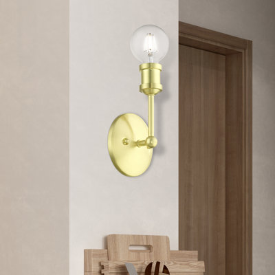 Applique murale de salle de bain à intensité variable 1 lumière Grogan