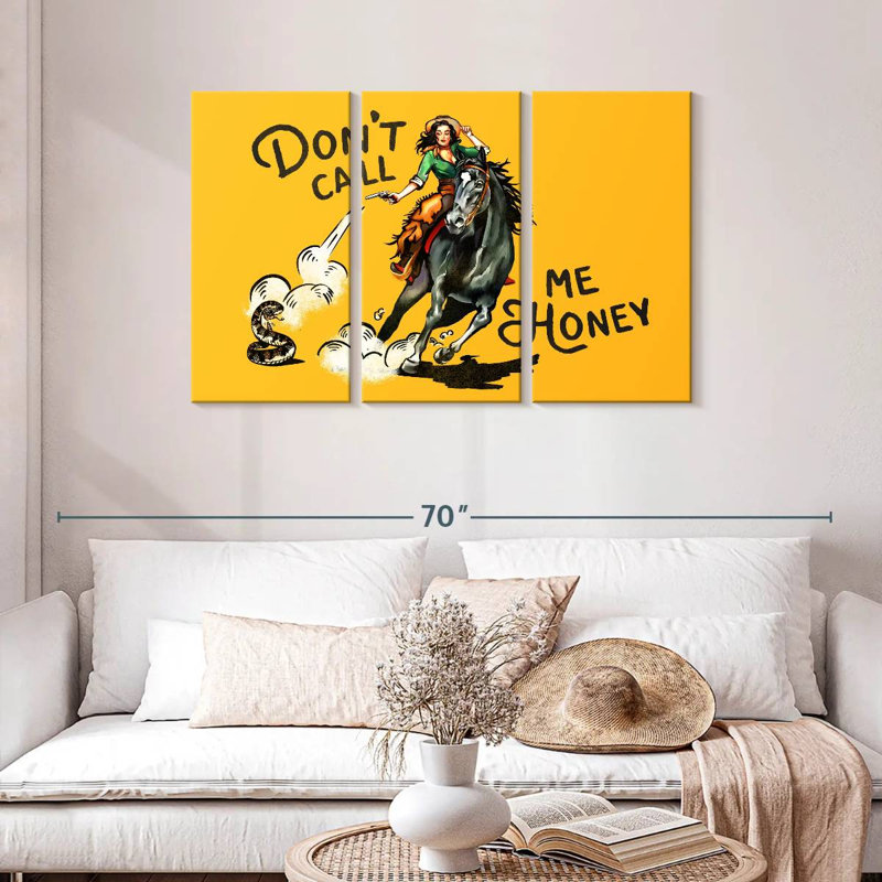 Lelar Don't Call Me Honey, H 28 po x l 45 po