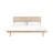 Camiah Acacia Wood Panel Bed, Beige-1825164464