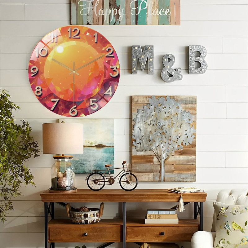 Horloge murale 12 po