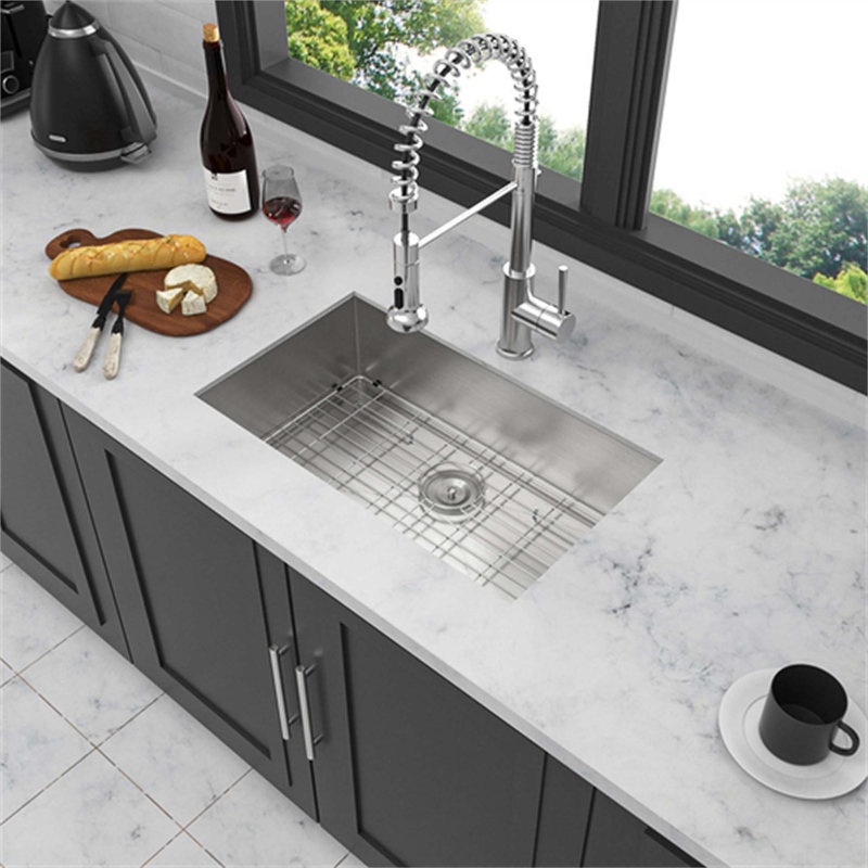 30'' L Undermount Single Bowl Stainless Steel Kitchen Sink