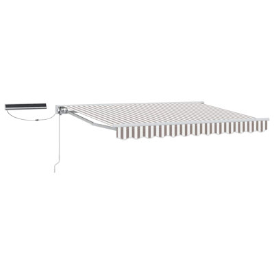 VidaXL Polyester Cover Retractable Patio Awning
