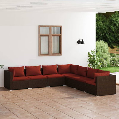 7 Piece Lounge Sofa Seating Group