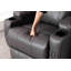 Fauteuil inclinable électrique en cuir Jesseca-341504364