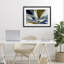«Contemporary Waved Wave», reproduction encadrée sous verre, design par Liz Jardine-1491456094-1491456082