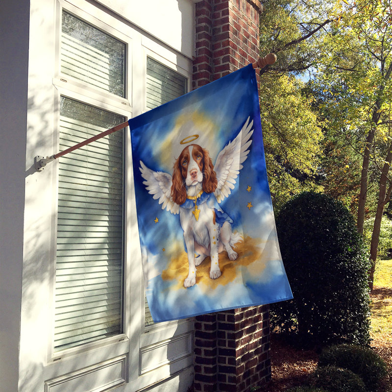 Drapeau de l'épagneul gallois Springer, My Angel House