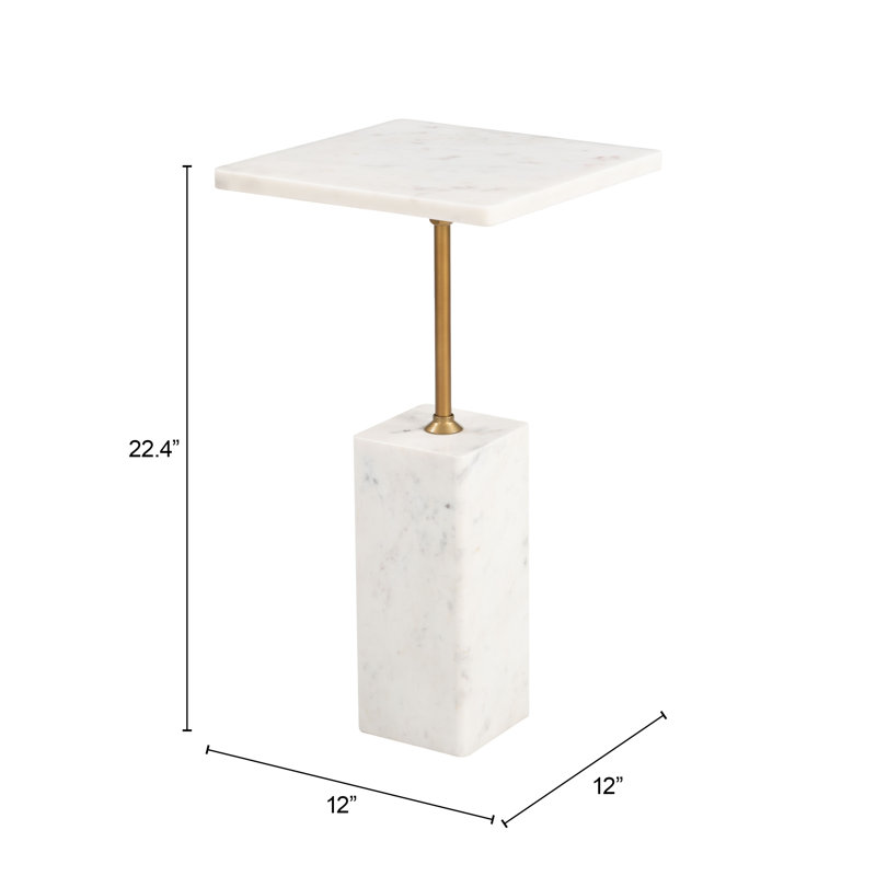 Table d'appoint Naht - blanc