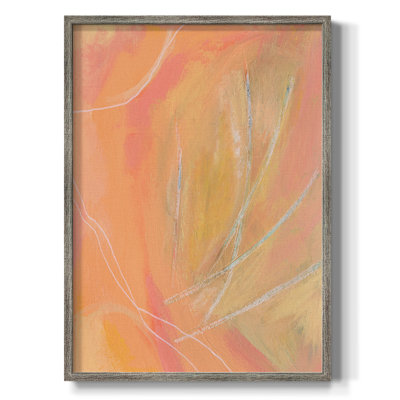 «Peach Bliss II», reproduction encadrée - bois massif