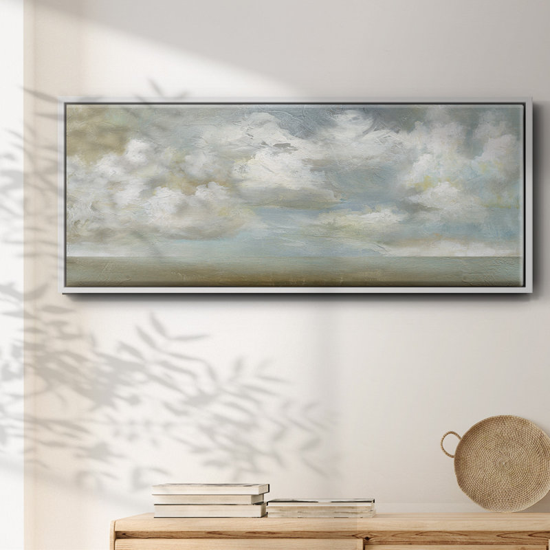 Cloudscape Vista III - toile encadrée, H 12 po x l 30 po
