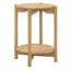 Table de bout ronde avec tablette de rangement ouverte Erim-462326800