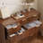 Lyra Bedroom Dresser, 9 Drawer Tall Dresser for Bedroom, Living Room, 36.6'' H X47.3'' W X 15'' D, Walnut-535629831