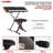 5 Core Keyboard Bench X-Style Height Adjustable from 16.3-19.6in KBB 02 WH Clebert-88553513