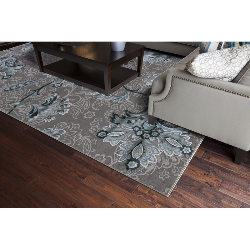 Cailly Floral Indoor Rug, Rectangle 3'3" x 4'7"