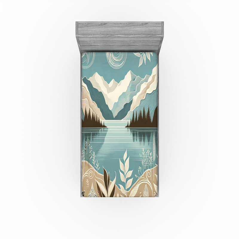Drap-housse Ambesonne, Drap-housse de taille simple