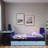 Wood Daybed With Trundle, Desk And Usb Port-2009189976