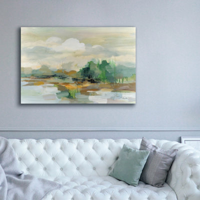  «Clear Horizon» par Silvia Vassileva, art mural sur toile, 60 po x 40 po