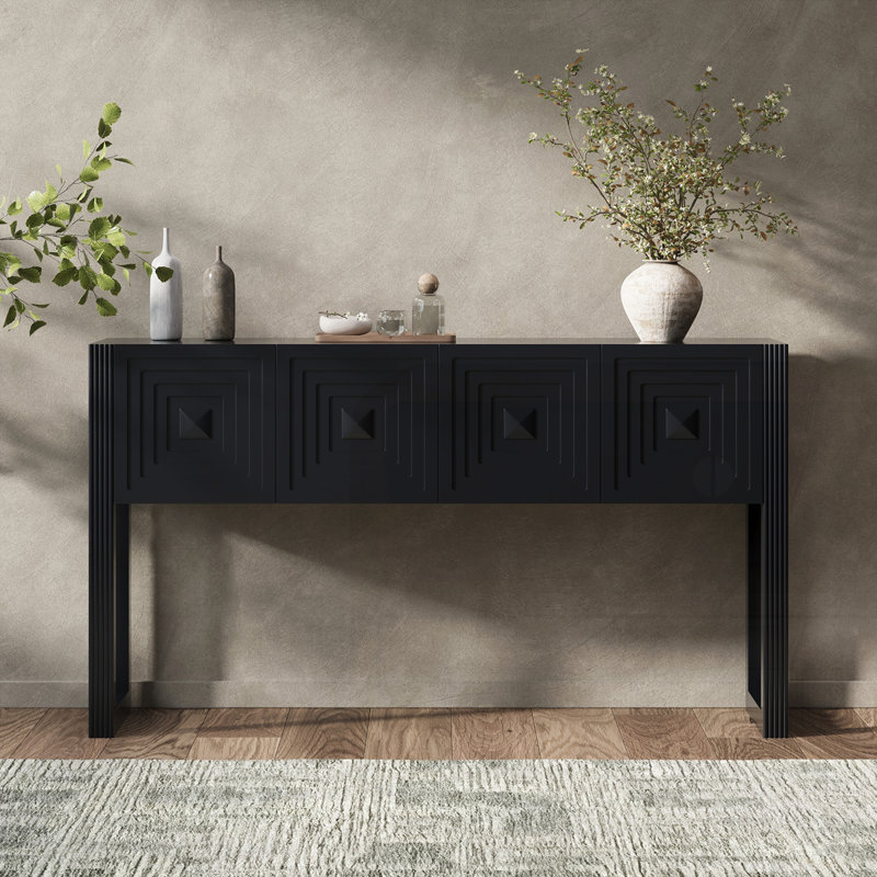 Console moderne avec tiroirs