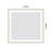 Modern 30 X 28 Inch Led Bathroom Mirror With Front And Backlight, Wall Mounted Vanity Mirror-2131997333-2131997331