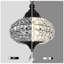 Lustre en cristal noir glamour, lampe suspendue à hauteur réglable moderne pour le salon-1733543187