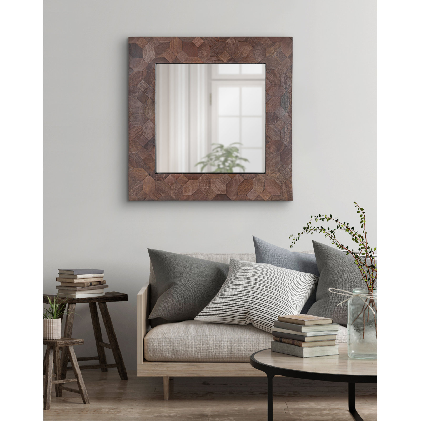 Dustin 29" Accent Mirror, Natural