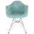 Bullsbrook Upholstered Accent Arm Chair with Metal Legs Eiffel Base Design-200428867