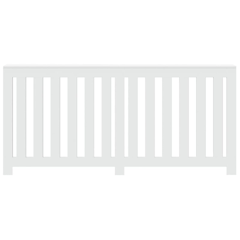Extra Large Radiator Cover, White, 175 x 20 x 82 cm, Vertical Slats