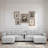 Modern U-shaped Sectional With Movable Storage Ottomans, Multifunctional Console, Bluetooth Speakers And Led Lights-28271036