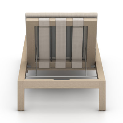 Chaise longue simple inclinable avec coussins 78,75 po Solano