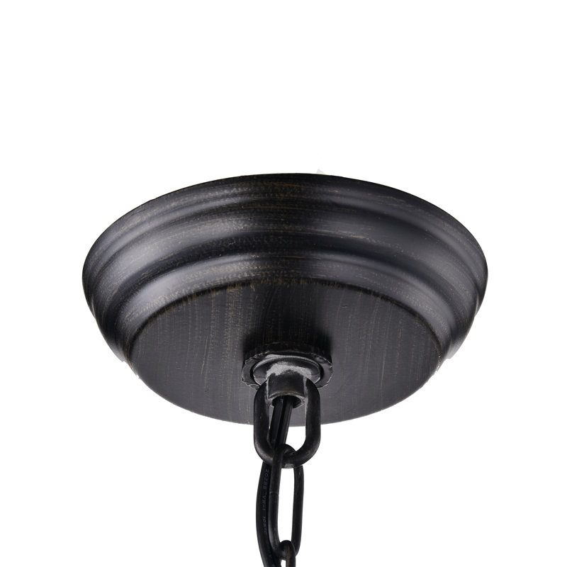 Lustre globe à 3 lumières Lcarus, Noir