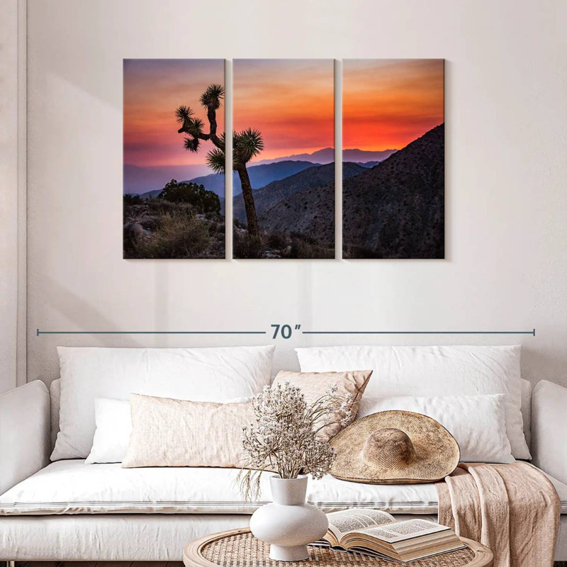 Harnek Joshua Tree Park Sunset Vista, 28" H x 45" W
