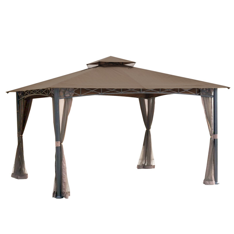 Abri de remplacement pour pavillon de jardin San Rafael SEULEMENT, Muscade, Tissu Riplock 350