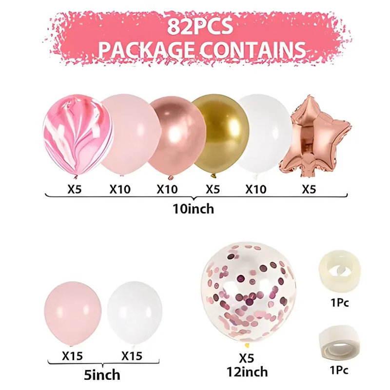 Ensemble de ballons Wizardi F07M2-33 EMB0132