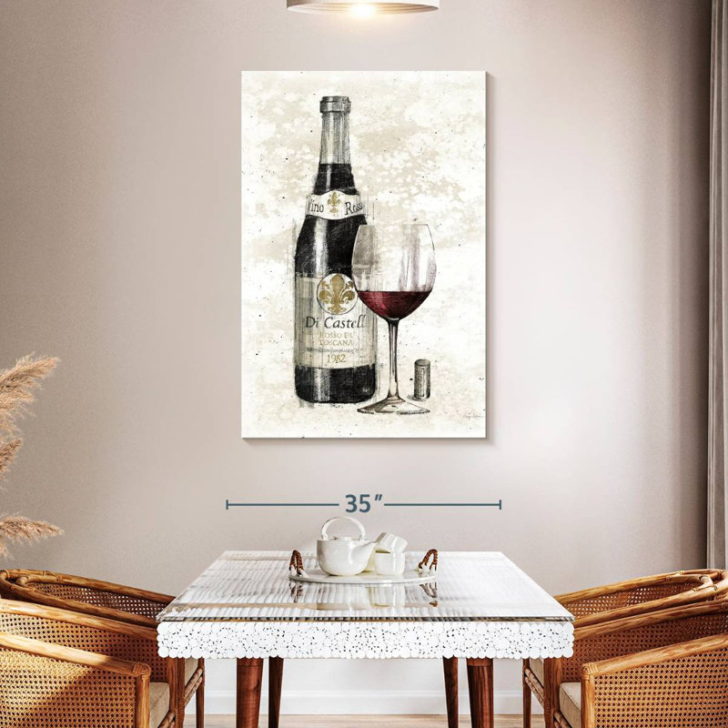 Yarlin Pencil Wine I, H 48 po x l 32 po